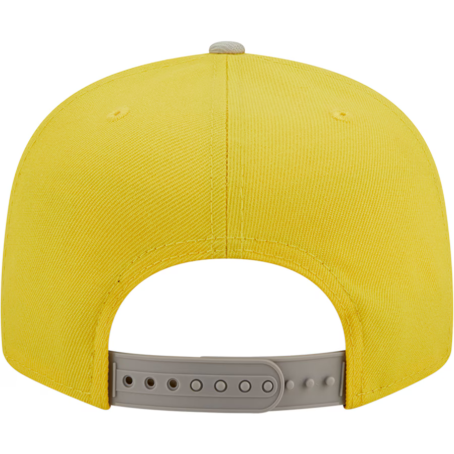 New Era Los Angeles Dodgers 2-Tone Color Pack 9FIFTY Snapback Hat- Yellow/Grey product image 3, provided for visual
