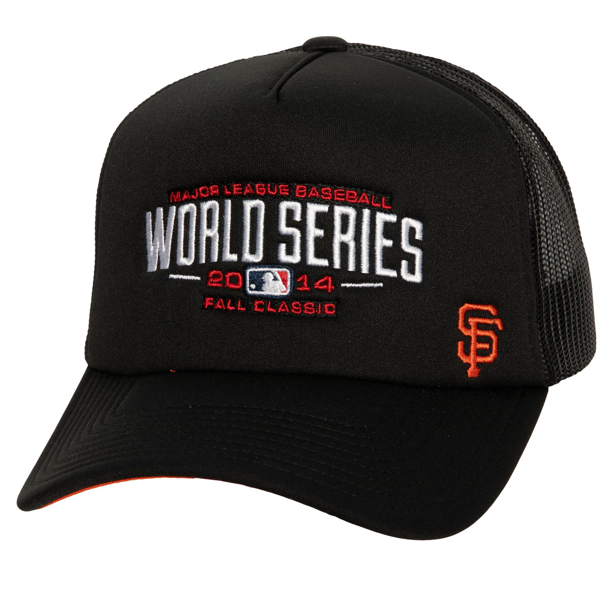 Mitchell & NessWs Trucker Coop San Francisco Giants Snapback Adjustable Hat product image 1, provided for visual reference