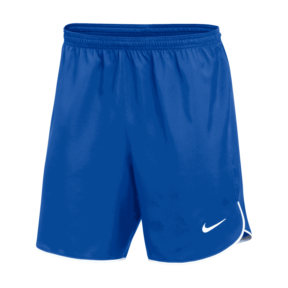 Nike Dri-Fit Laser Woven V Short- Royal/White product image 1, provided for visual reference and product detail review