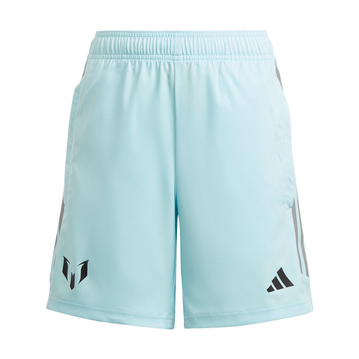 Adidas Youth Messi Woven Shorts product image 1, provided for visual reference and product detail review