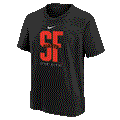 Nike Youth San Francisco Giants Team Score Board Performance T-Shirt product image 1, provided for visual reference and