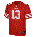 Nike Youth San Francisco 49ers Brock Purdy Game Jersey - RED product image 1, provided for visual reference and product