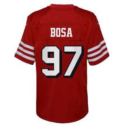Nike Youth San Francisco 49ers "Nick Bosa #97" Alternative Jersey product image 2, provided for visual reference and product