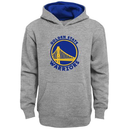 Golden State Warriors Preschool Youth Prime Pullover Hoodie- Grey product image 1, provided for visual reference and product