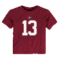 Nike San Francisco 49ers Toddler #13 Brock Purdy T-Shirt product image 1, provided for visual reference and product detail