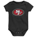 Newborn & Infant San Francisco 49ers Primary Logo Bodysuit product image 1, provided for visual reference and product detail