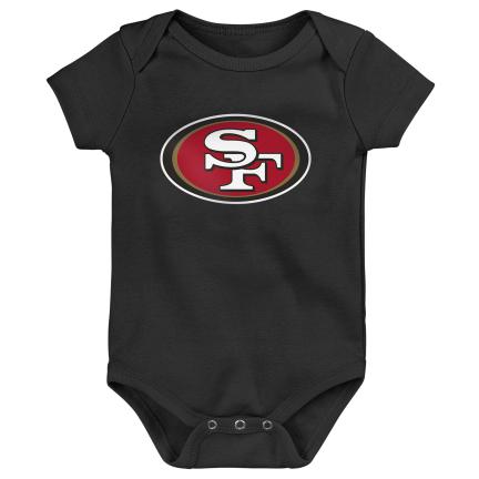 Newborn & Infant San Francisco 49ers Primary Logo Bodysuit product image 1, provided for visual reference and product detail