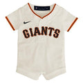 Nike Infants San Francisco Giants Home Romper Cream product image 1, provided for visual reference and product detail review