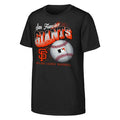 Youth San Francisco Giants Outta Here Logo T-Shirt-Black product image 1, provided for visual reference and product detail