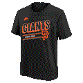 Youth San Francisco Giants Team Logo T-Shirt-Black product image 1, provided for visual reference and product detail review
