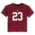 Nike San Francisco 49ers Toddler #23 Christian Mccaffrey T-Shirt product image 1, provided for visual reference and product