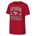 Youth San Francisco 49ers Thrift Style T-Shirt - Red product image 1, provided for visual reference and product detail review