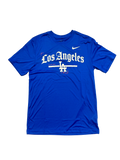 Nike Los Angeles Dodgers Local Legend T-Shirt - Blue product image 1, provided for visual reference and product detail review