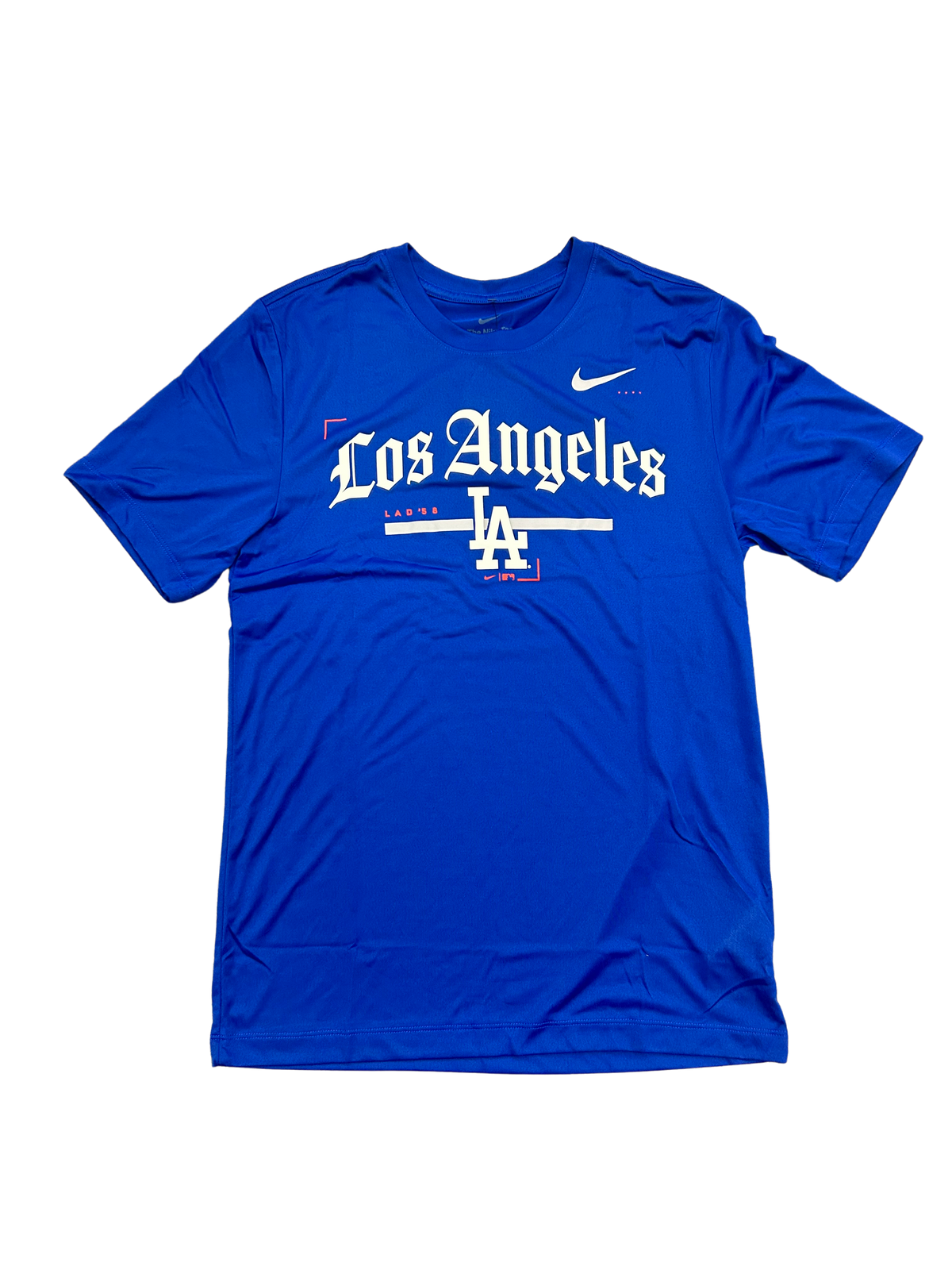 Nike Los Angeles Dodgers Local Legend T-Shirt - Blue product image 1, provided for visual reference and product detail review