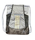 Adidas Alliance II Sackpack Blue Down/ Stone Wash Grey/ Silver product image 1, provided for visual reference and product