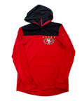 Nike San Francisco 49ERS Lightweight Hoodie - Red product image 1, provided for visual reference and product detail review