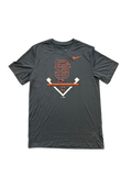 Nike Men San Francisco Giants Anthracite Icon Legend Performance - Grey product image 1, provided for visual reference and