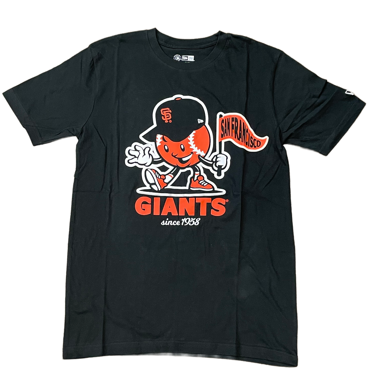 New Era San Francisco Giants T-Shirts-Black product image 1, provided for visual reference and product detail review