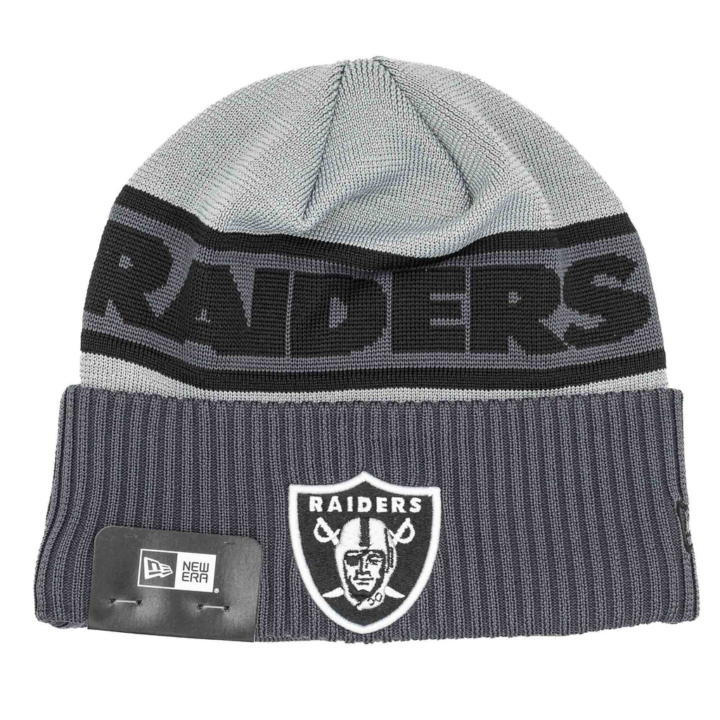 New Era Las Vegas Raiders NFL Sideline Tech Knit 2023-Gray product image 1, provided for visual reference and product detail