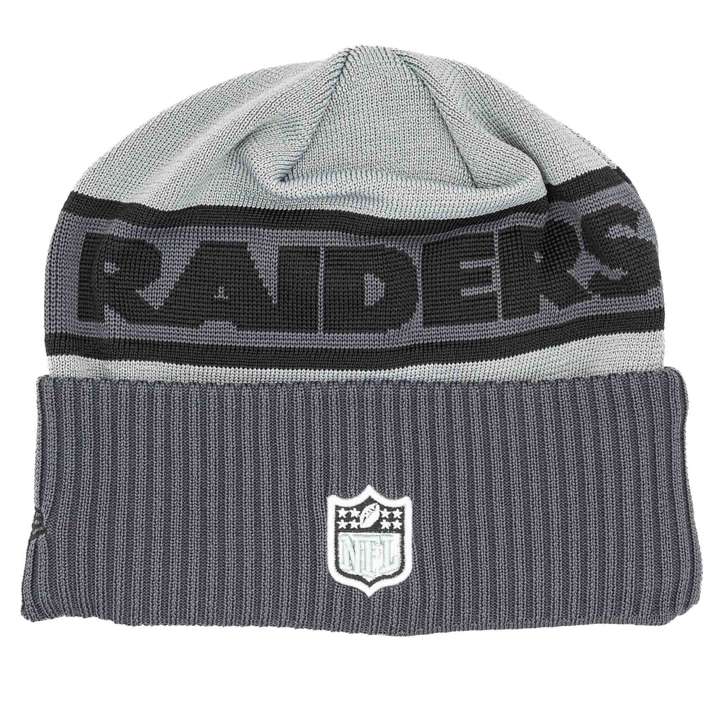 New Era Las Vegas Raiders NFL Sideline Tech Knit 2023-Gray product image 2, provided for visual reference and product detail