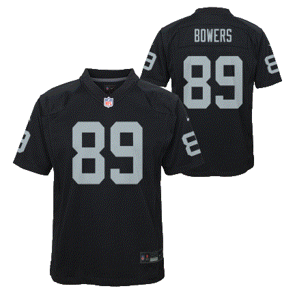 Nike Youth Las Vegas Raiders Brock Bowers #89 Game Jersey - Black product image 3, provided for visual reference and product