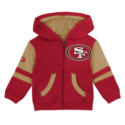 Infants San Francisco 49ers Stadium Full Zip Jacket product image 1, provided for visual reference and product detail review