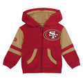 Infants San Francisco 49ers Stadium Full Zip Jacket product image 1, provided for visual reference and product detail review