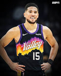 Devin Booker Phoenix Suns New #15 Jersey - Black - City product image 1