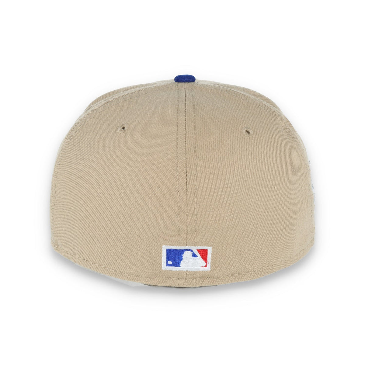 New Era Los Angeles Dodgers 100th Anniversary Side Patch 59FIFTY Fitted Khaki Hat product image 5, provided for visual