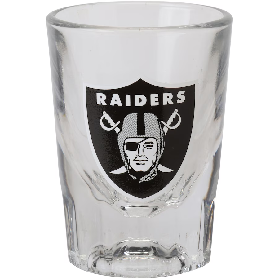 The Memory Company Las Vegas Raiders 2oz Fluted Collect Shot Glass product image 1, provided for visual reference and
