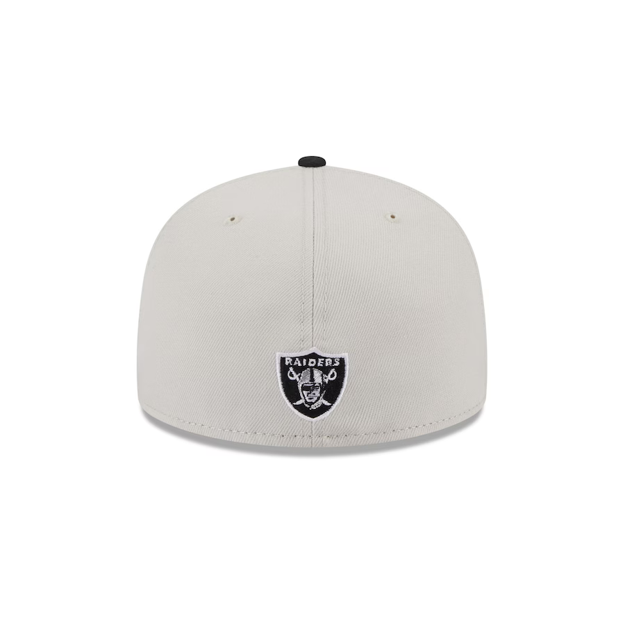 New Era Las Vegas Raiders 2023 NFL Draft On Stage 59FIFTY Fitted Hat-Stone Black product image 4, provided for visual