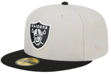 New Era Las Vegas Raiders World Class Back Patch 59FIFTY Fitted Hat product image 1, provided for visual reference and