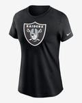 Nike Women Las Vegas Raiders Black Primary Logo T-Shirt-Black product image 1, provided for visual reference and product