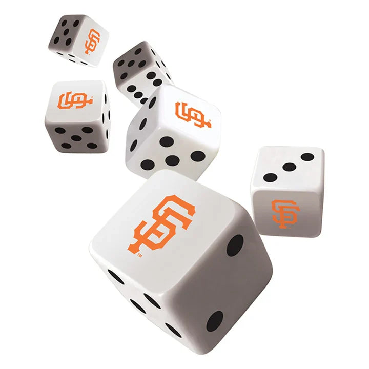 San Fracisco Giants Dice Set-16mm product image 2, provided for visual reference and product detail review
