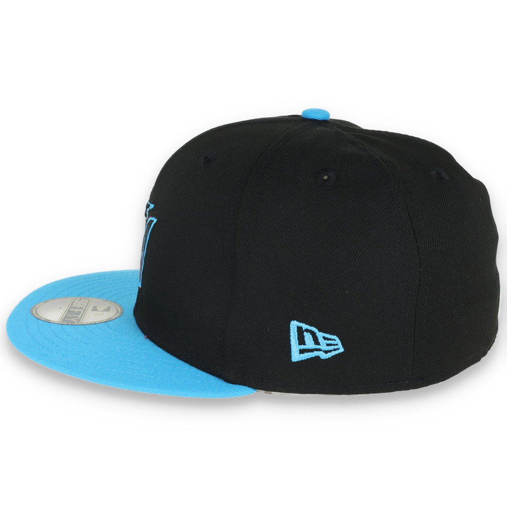 New Era Miami Marlins NL East S 59FIFTY Fitted - Black/Blue product image 4, provided for visual reference and product