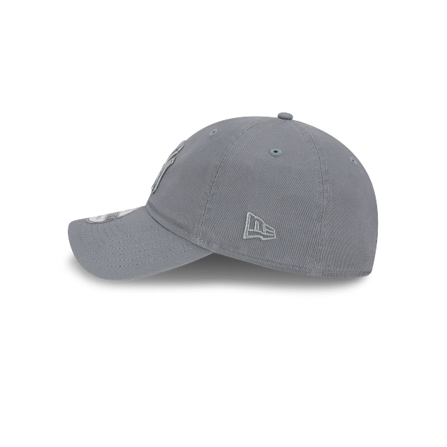 New Era New York Yankees Color Pack 9TWENTY Adjustable Hat- GREY product image 3, provided for visual reference and product