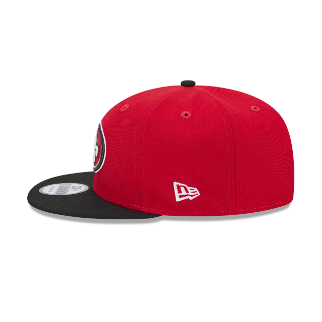 New Era San Francisco 49ers 9FIFTY Snapback Hat - Red/Black product image 4, provided for visual reference and product