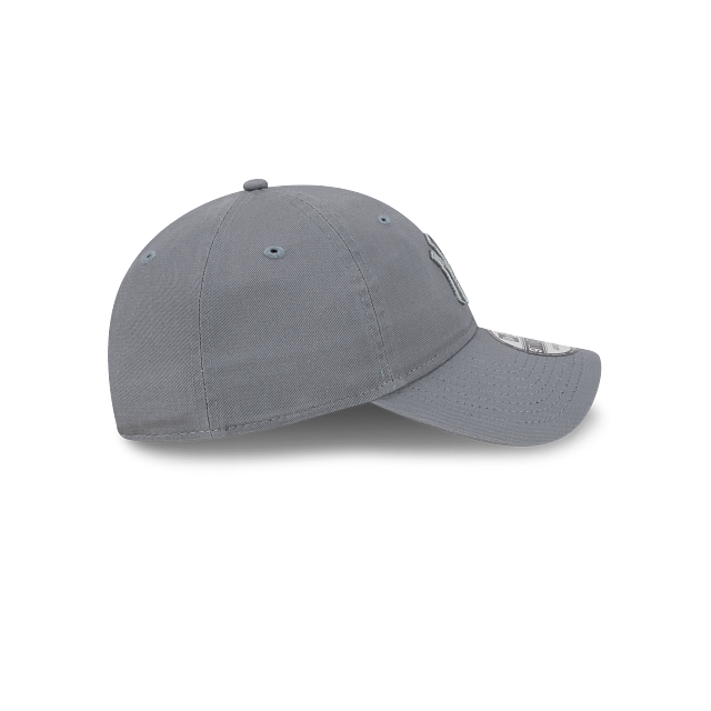 New Era New York Yankees Color Pack 9TWENTY Adjustable Hat- GREY product image 5, provided for visual reference and product