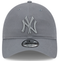 New Era New York Yankees Color Pack 9TWENTY Adjustable Hat- GREY product image 1, provided for visual reference and product