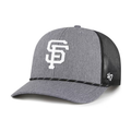 '47 Brand San Francisco Giants Carbon Rope Trucker Adjustable Snapback Hat product image 1, provided for visual reference