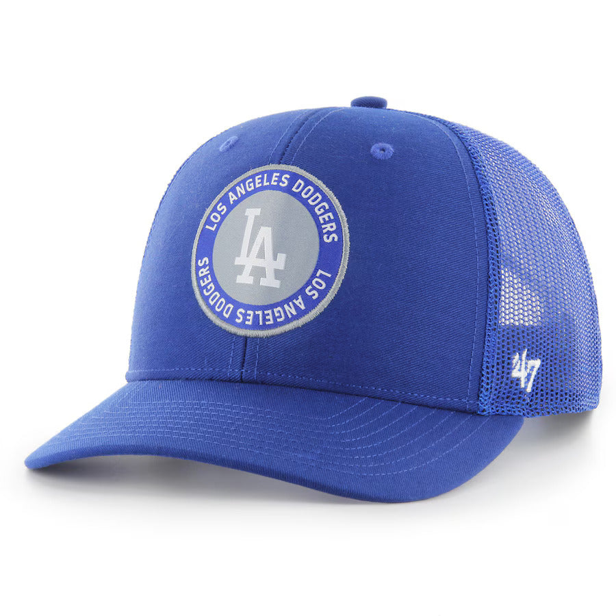 '47 Brand Los Angeles Dodgers Royal Berm Trucker Hat product image 1, provided for visual reference and product detail review