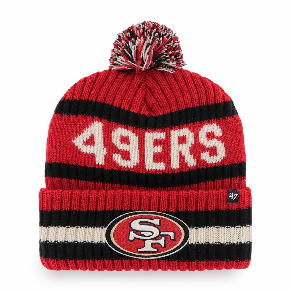 San Fransisco 49ers 47' Bering Cuff Knit - Red/Black product image 1
