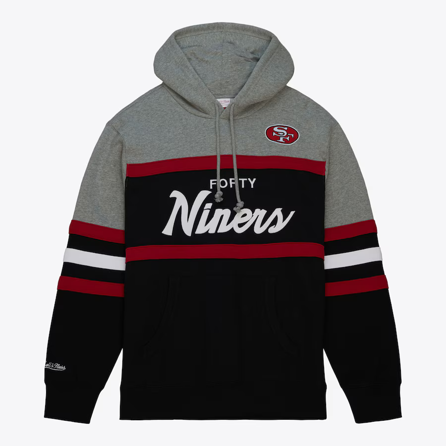 Mitchell & Ness Youth San Francisco 49ers Head Coach Pullover Hoodie product image 1, provided for visual reference and