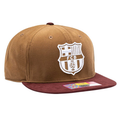 Barcelona Cognac Snapback Hat - Brown product image 1, provided for visual reference and product detail review