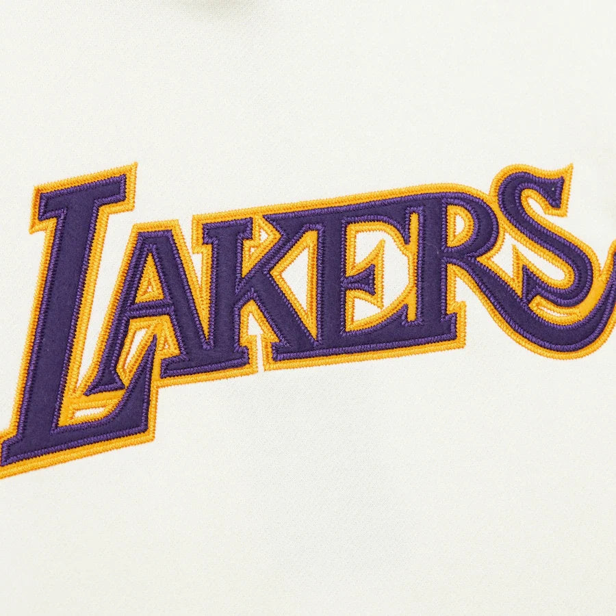 Los Angeles Lakers Mitchell & Ness Men's Cream Fleece product image 3