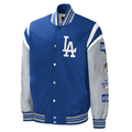 GIII Los Angeles Dodgers by Carl Banks Title Holder Full-Snap Varsity Jacket - Royal product image 1, provided for visual
