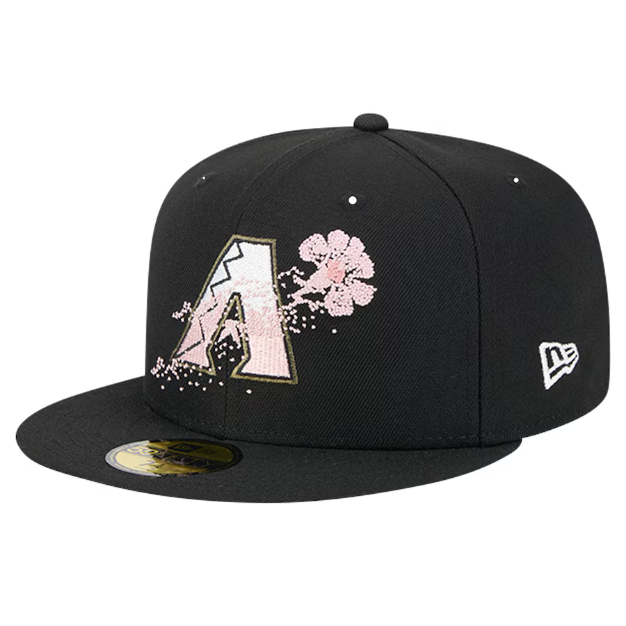 New Era Arizona Diamondbacks Dotted Floral 59FIFTY Fitted Hat product image 2, provided for visual reference and product
