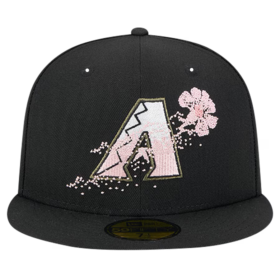 New Era Arizona Diamondbacks Dotted Floral 59FIFTY Fitted Hat product image 1, provided for visual reference and product