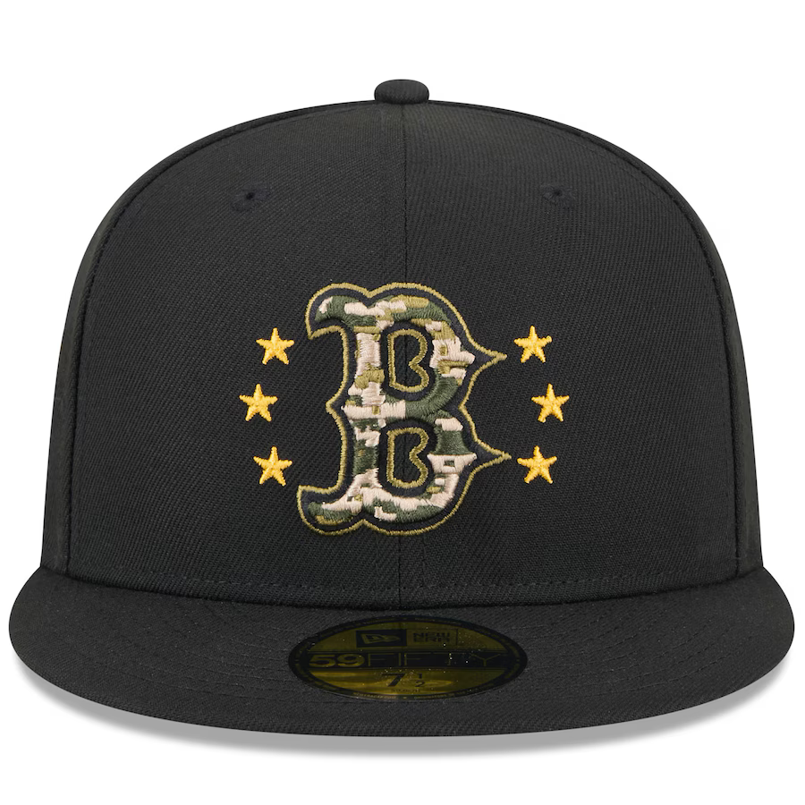 New Era Boston Red Sox Armed Forces Day On-Field 59FIFTY Fitted Hat 2024 product image 2, provided for visual reference and