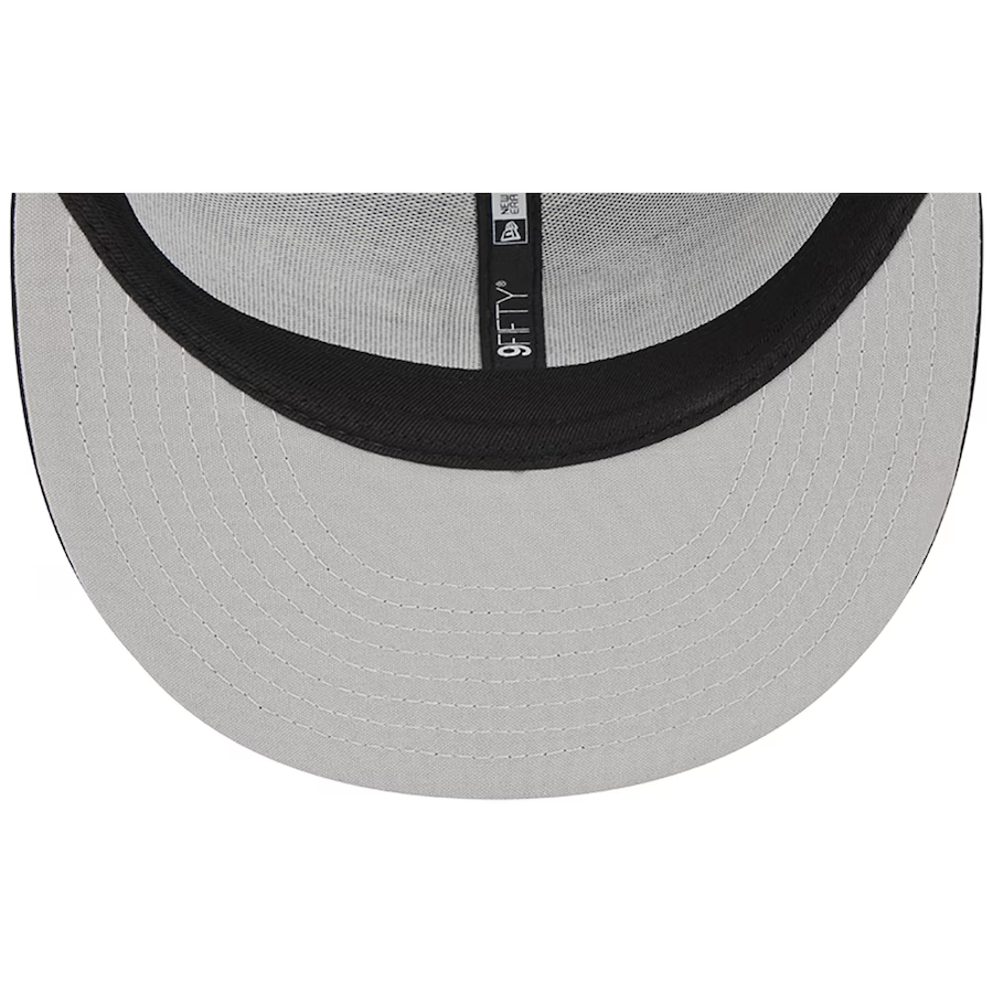 New Era Houston Astros Trucker 9FIFTY Snapback Hat-Black/White product image 5, provided for visual reference and product